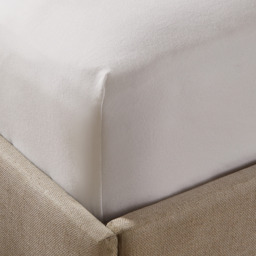 The White Company Velvet Touch Brushed Cotton Fitted Sheet