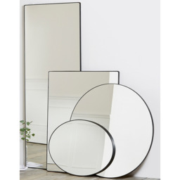 The White Company Chiltern Fine Metal Full Length Mirror, Black, Size: One Size - thumbnail 2