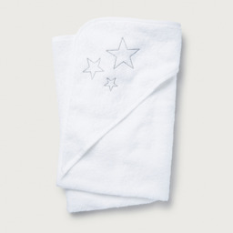 The White Company Organic Cotton Star Hooded Towel