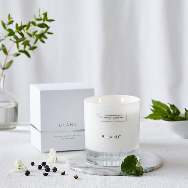 The White Company Blanc 2 Wick Candle, No Colour, Size: One Size - image 1