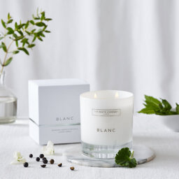The White Company Blanc 2 Wick Candle, No Colour, Size: One Size