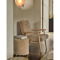 The White Company Sheepskin Chair, Pearl, Size: One Size - thumbnail 2