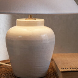 The White Company Tenby Table Lamp, Soft Grey, Size: One Size - thumbnail 2