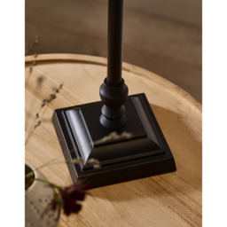 The White Company Harris Portable Lamp, Natural/Black, Size: One Size - thumbnail 2