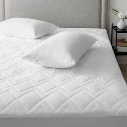 The White Company Luxury Cotton Rich Quilted Waterproof Deep Mattress Protector