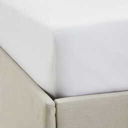 The White Company Single Row Cord Egyptian Cotton Fitted Sheet