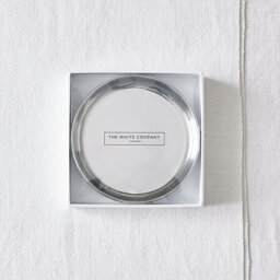 The White Company Candle & Diffuser Plate, Silver, Size: One Size