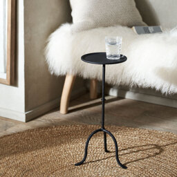 The White Company Marton Small Table, Black, Size: One Size - thumbnail 1