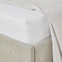 The White Company 200-Thread-Count Cotton Percale Fitted Sheets - Set of 2