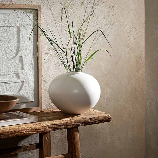 The White Company Arden Vase, White, Size: One Size