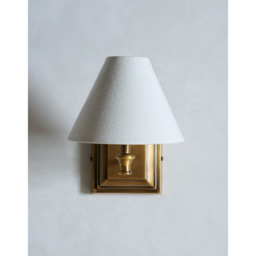The White Company Harris Rechargeable Wall Light - Antique Brass, White/Antique Brass, Size: One Size - thumbnail 2