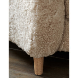 The White Company Cosy Sheepskin Chair, Pearl, Size: One Size - thumbnail 2