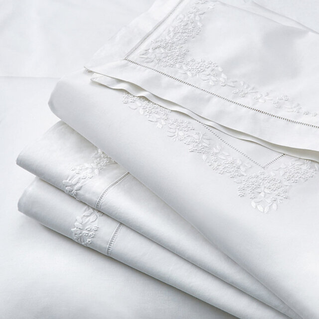 The White Company Adeline Flat Sheet