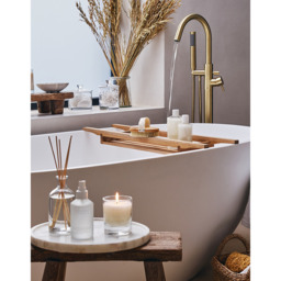 The White Company Wooden Bath Tidy, Natural, Size: One Size - thumbnail 2