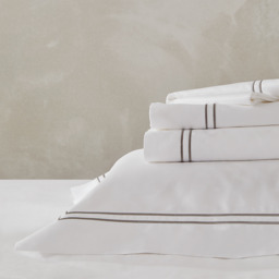 The White Company Symons Double Row Cord Flat Sheet