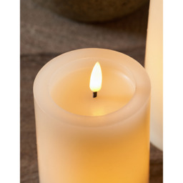 The White Company Glow LED Candle - Medium, Natural, Size: One Size - thumbnail 2