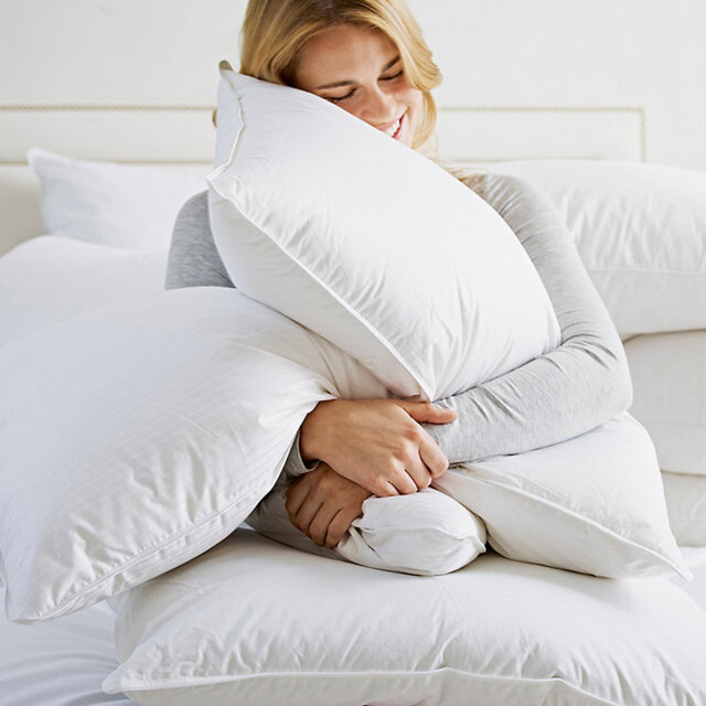 The White Company European Down Pillow - Medium Soft