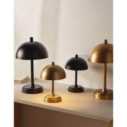 The White Company Wanstead Portable Table Lamp - Small, Black, Size: One Size - thumbnail 2