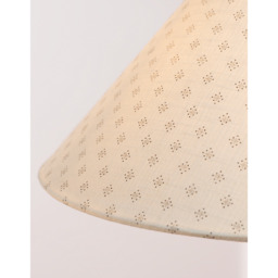 The White Company Brittany Cone Ceiling Shade, White/Grey, Size: One Size - thumbnail 2