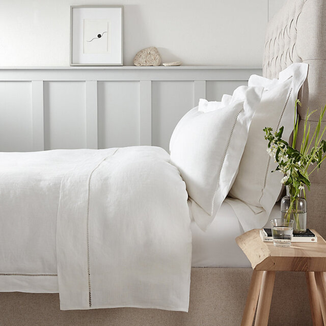 The White Company Santorini Linen Duvet Cover