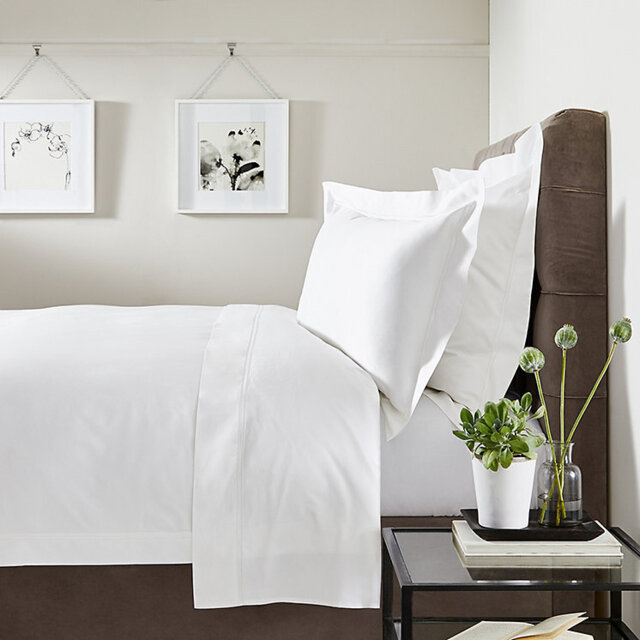 The White Company Symons Double Row Cord Duvet Cover
