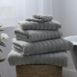Soft Grey Hydrocotton Face Cloth - Luxurious and Fast-Drying - thumbnail 1