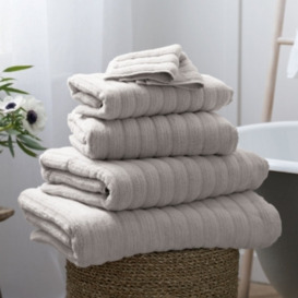 The White Company Hydrocotton Towels, Pearl Grey, Size: Super Jumbo