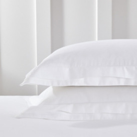 The White Company Kingham Oxford Pillowcase, White, Size: Super King