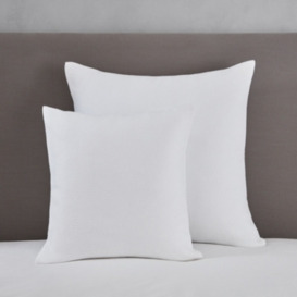 The White Company Mason Cushion Cover, White, Size: Large Square