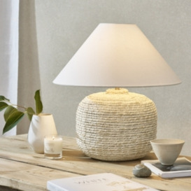 Natural Seagrass Table Lamp - Mawes Collection - thumbnail 2