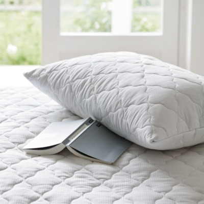 Temperature Balance Quilted Pillow Protector, No Colour, Super King - image 1