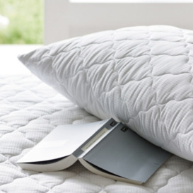 Temperature Balance Quilted Pillow Protector, No Colour, Super King - thumbnail 2