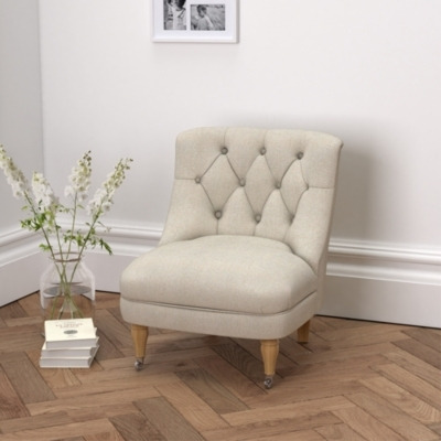 Richmond Linen Union Tub Chair , Natural Linen Union, One Size