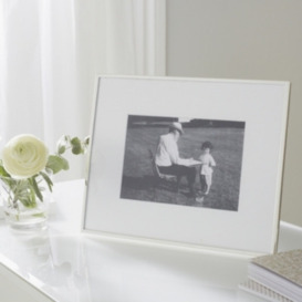 Elegant Silver-Plated Photo Frame | The White Company