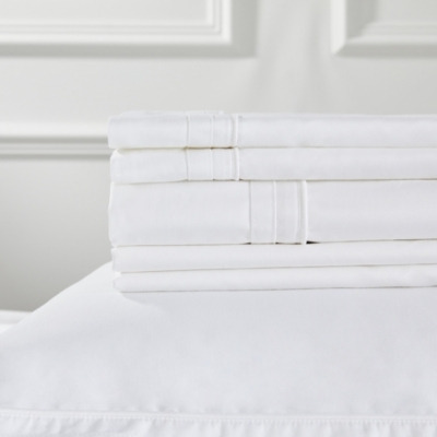Luxurious Cavendish Flat Sheet in White for King Size Bed - image 1