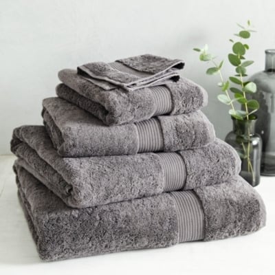 Luxury Slate Grey Egyptian Cotton Bath Towel - image 1