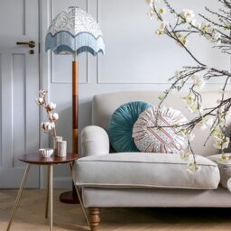 William Morris Willow Boughs Fringed Lampshade - Extra Small (30cm) - Ceiling Pendant