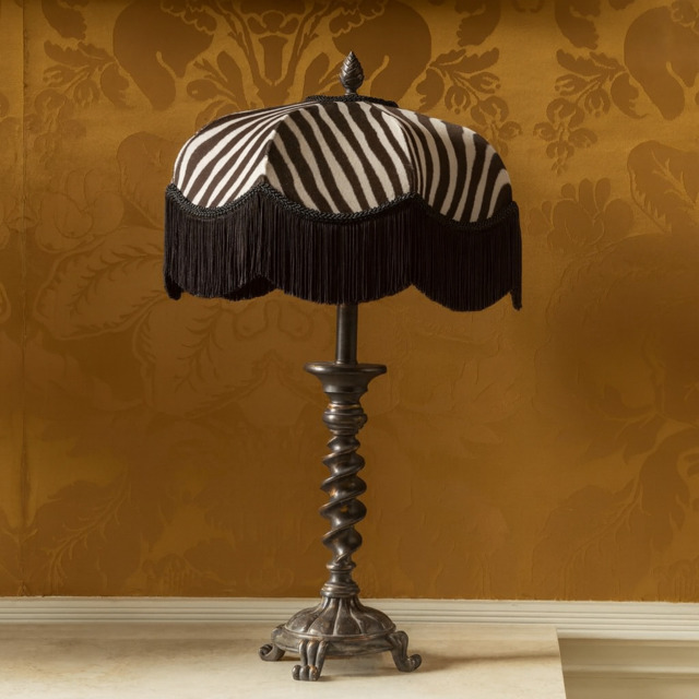 The Black Zebra Lampshade - Large (45cm) - Ceiling Pendant - image 1