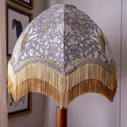 William Morris Snakeshead Fringed Lampshade - Small (35cm) - Ceiling Pendant - thumbnail 2