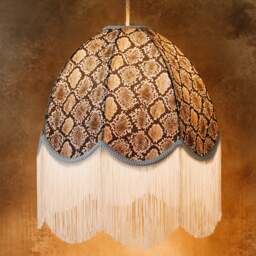 The Bianca Fringed Lampshade - Large (45cm) - Table Lamp / Floor Lamp - thumbnail 2