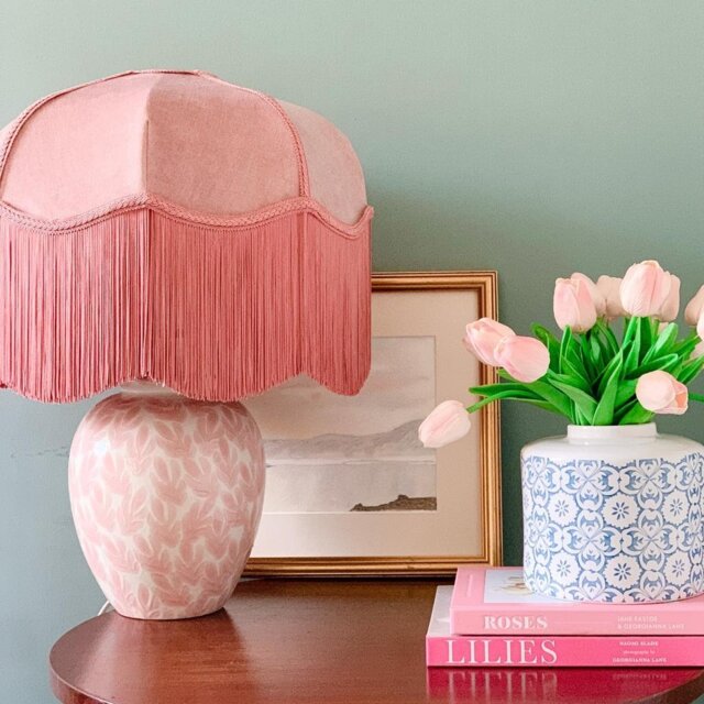 The Lotte Fringed Lampshade - Extra Small (30cm) - Ceiling Pendant - image 1
