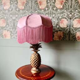 The Lotte Fringed Lampshade - Extra Small (30cm) - Ceiling Pendant - thumbnail 3