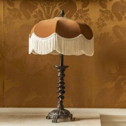The Emmy Fringed Lampshade, Ivory Fringe - Extra Small (30cm) - Ceiling Pendant - thumbnail 1