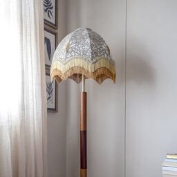 William Morris Snakeshead Fringed Lampshade - Small (35cm) - Table Lamp / Floor Lamp - thumbnail 3
