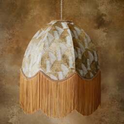 The Brigette Fringed Lampshade - Large (45cm) - Ceiling Pendant