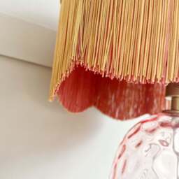 The Annabel Fringed Lampshade - Extra Small (30cm) - Ceiling Pendant - thumbnail 2