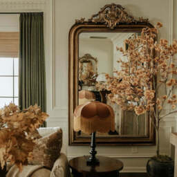 The Emmy Fringed Lampshade, Golden Fringe - Extra Small (30cm) - Ceiling Pendant - thumbnail 4