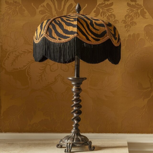 The Tigress Fringed Lampshade - Extra Small (30cm) - Ceiling Pendant - image 1