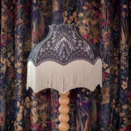 The Lolana Lampshade, Midnight - Large (45cm) - Table Lamp / Floor Lamp - thumbnail 1