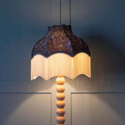 The Lolana Lampshade, Midnight - Large (45cm) - Table Lamp / Floor Lamp - thumbnail 3